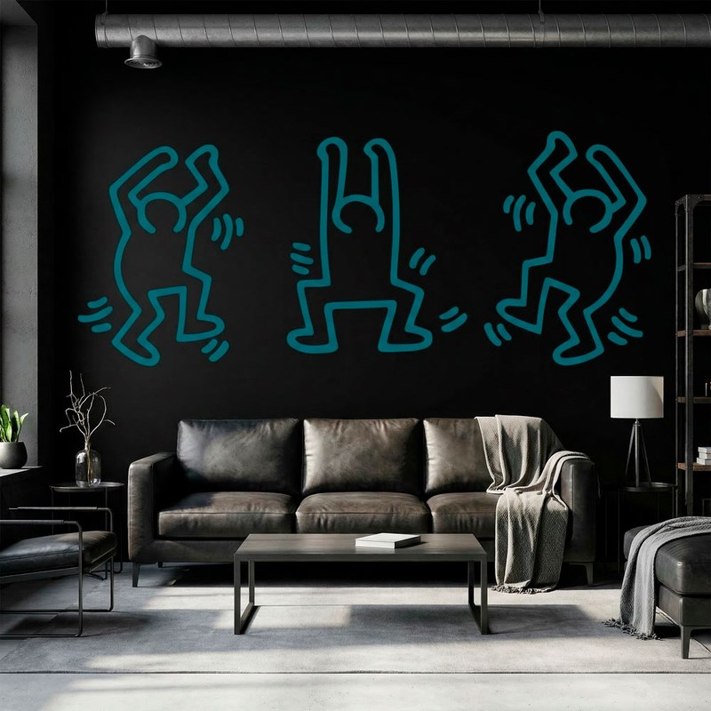 Keith Haring Dancing Figures 3/7