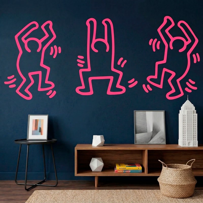 Keith Haring Dancing Figures 4/7