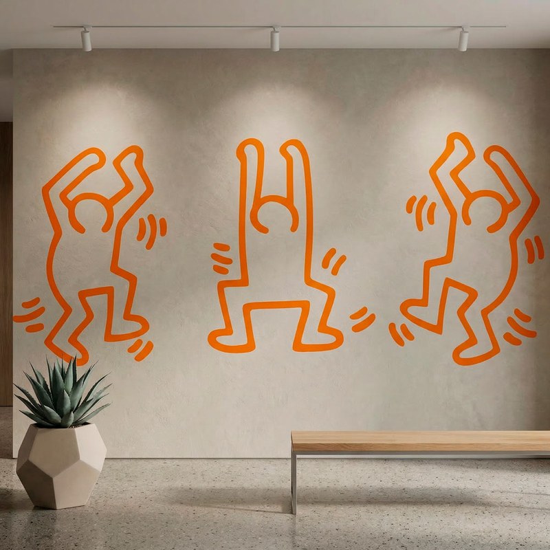 Keith Haring Dancing Figures 5/7