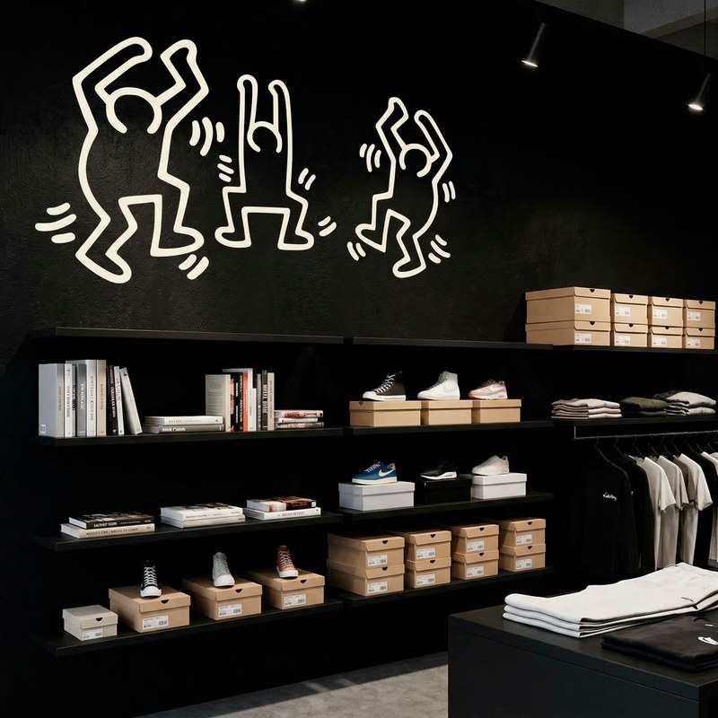 Keith Haring Dancing Figures 6/7