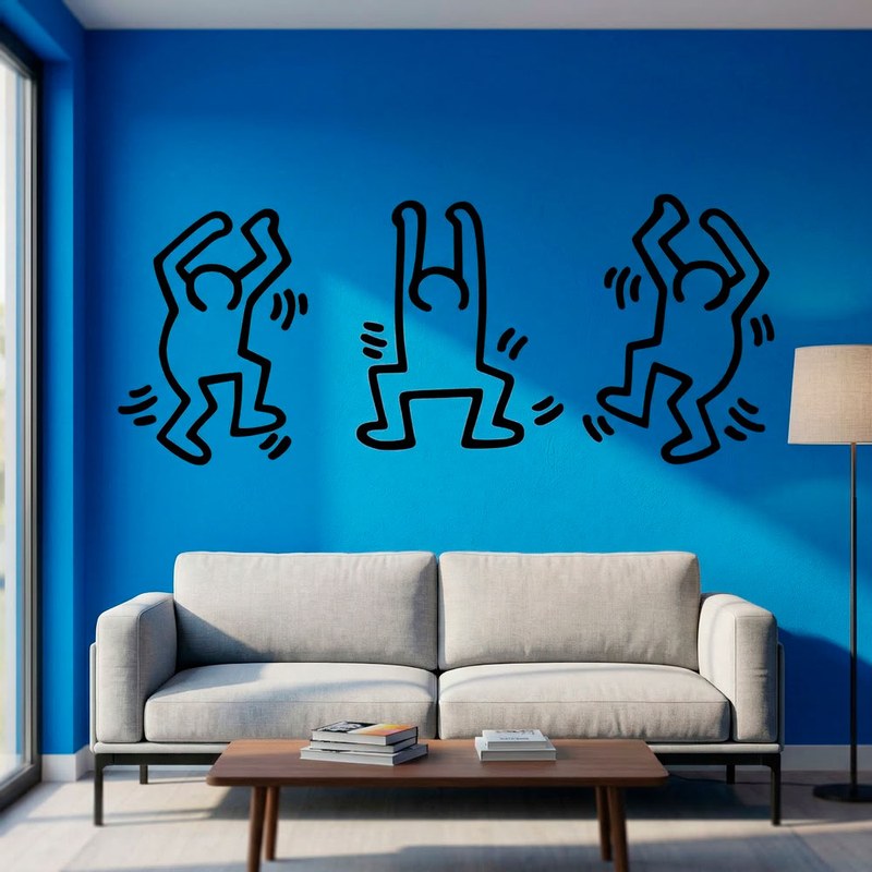 Keith Haring Dancing Figures 7/7