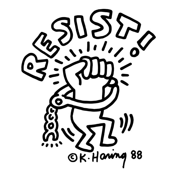 Wall Stickers: Resist!