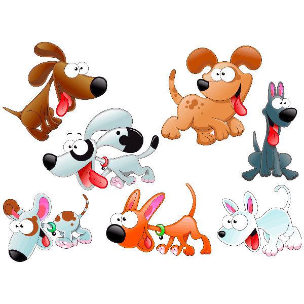 Stickers for Kids: Kit 7 puppies