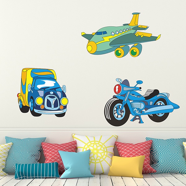 Stickers for Kids: Types of transport