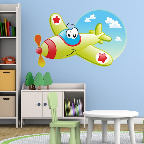 Stickers for Kids: The Funny Plane