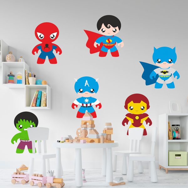 Stickers for Kids: Heroes Kit
