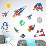 Stickers for Kids: Space Kit 5