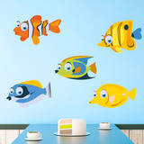 Stickers for Kids: Kit of tropical fish 3