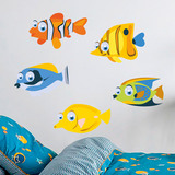 Stickers for Kids: Kit of tropical fish 4