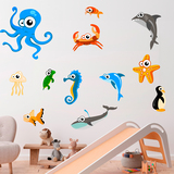Stickers for Kids: Kit Octopus aquarium 5