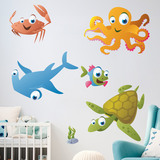 Stickers for Kids: Kit Marine animals 3