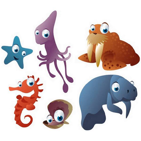 Stickers for Kids: Marine Aquarium Kit