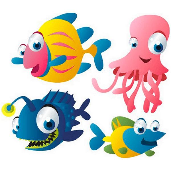 Stickers for Kids: Kit Aquarium of the depths