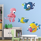 Stickers for Kids: Kit Aquarium of the depths 4