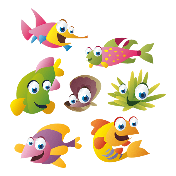 Stickers for Kids: Sea fish kit 0
