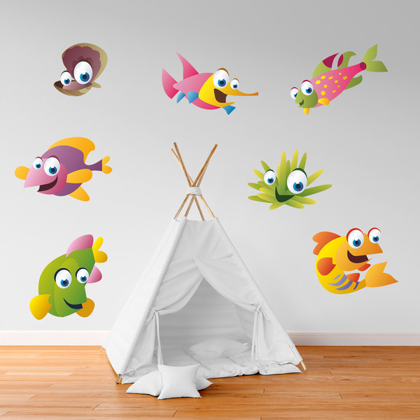 Stickers for Kids: Sea fish kit