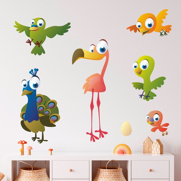 Stickers for Kids: Birds kit