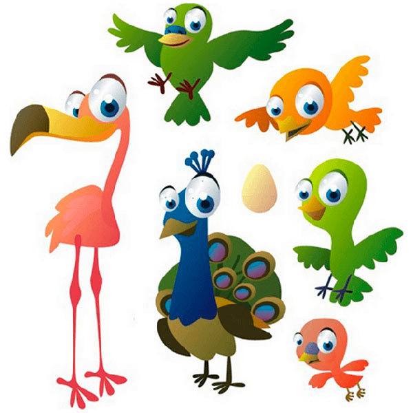Stickers for Kids: Birds kit