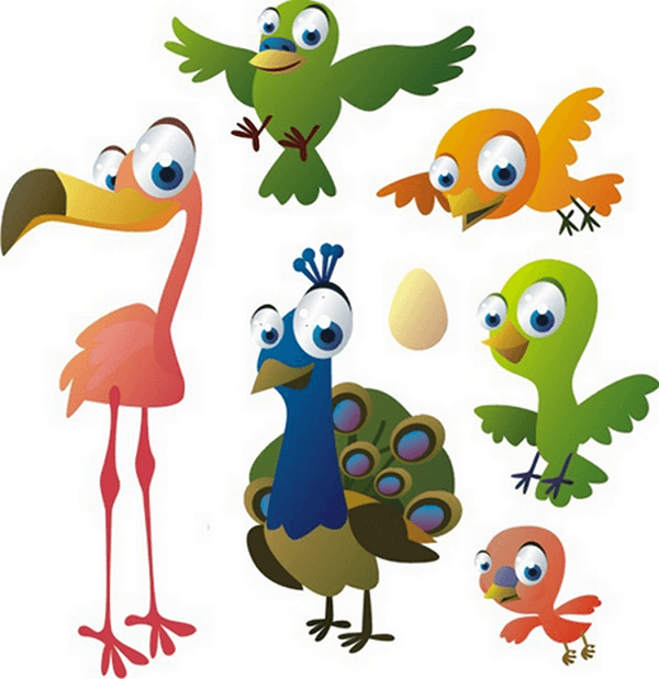 Stickers for Kids: Birds kit
