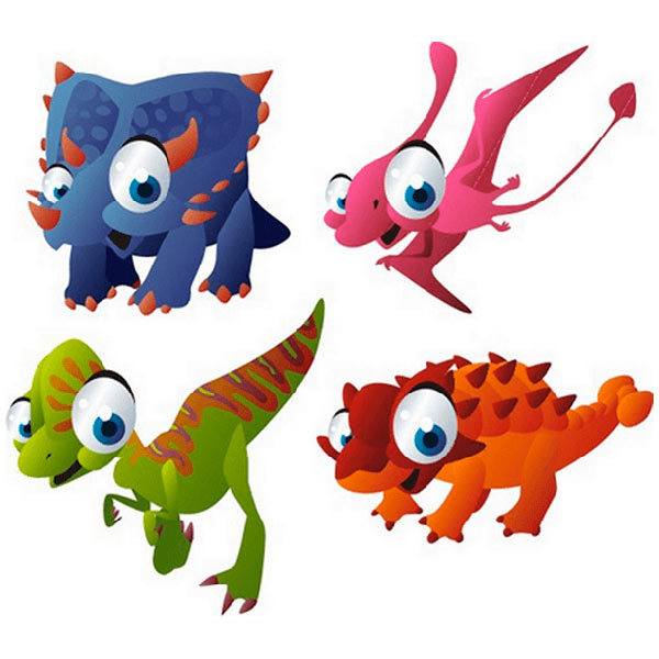 Stickers for Kids: Kit Dinosaurs for Children