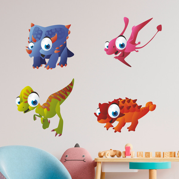 Stickers for Kids: Kit Dinosaurs for Children