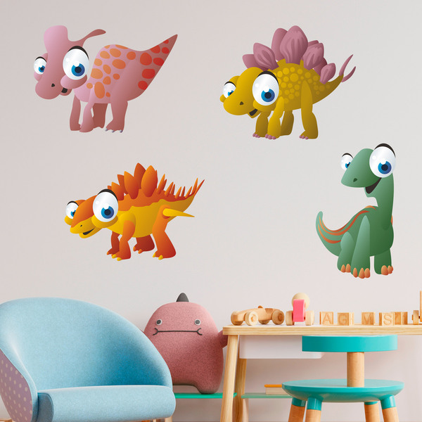Stickers for Kids: Kit Terrestrial dinosaurs
