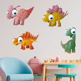Stickers for Kids: Kit Terrestrial dinosaurs 4