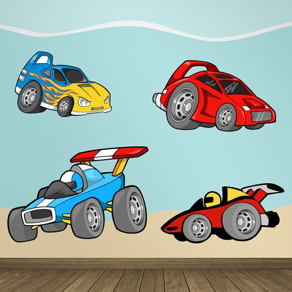 Stickers for Kids: Fast cars