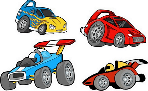 Stickers for Kids: Fast cars