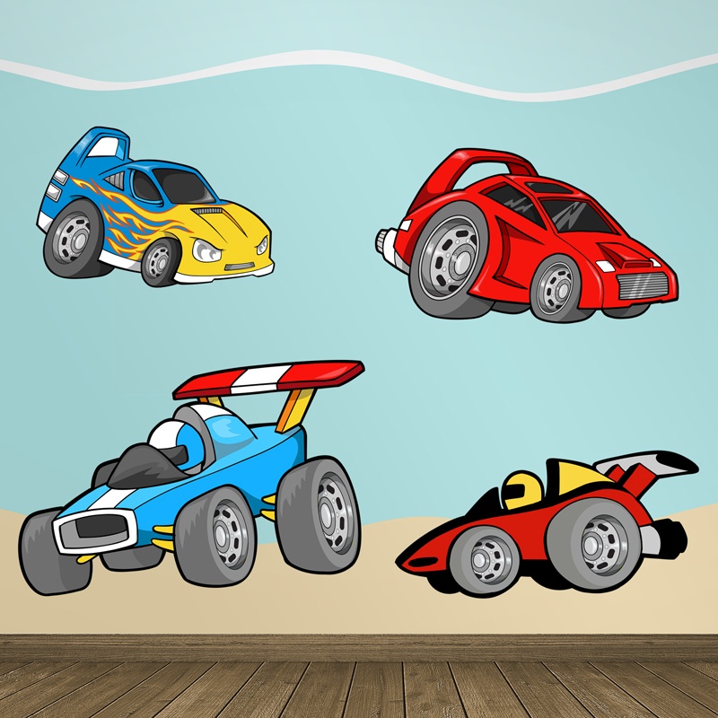Stickers for Kids: Fast cars