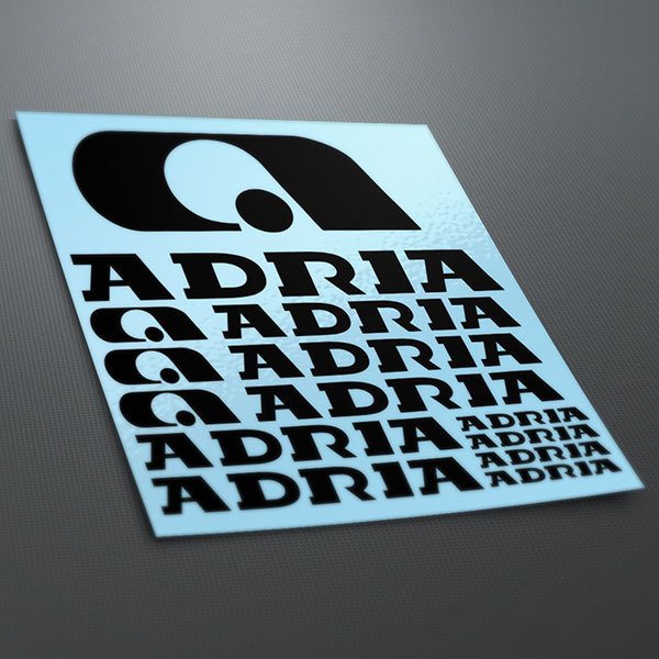 Camper van decals: Kit Adria