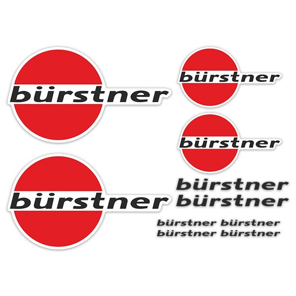 Camper van decals: Set B&uuml;rstner
