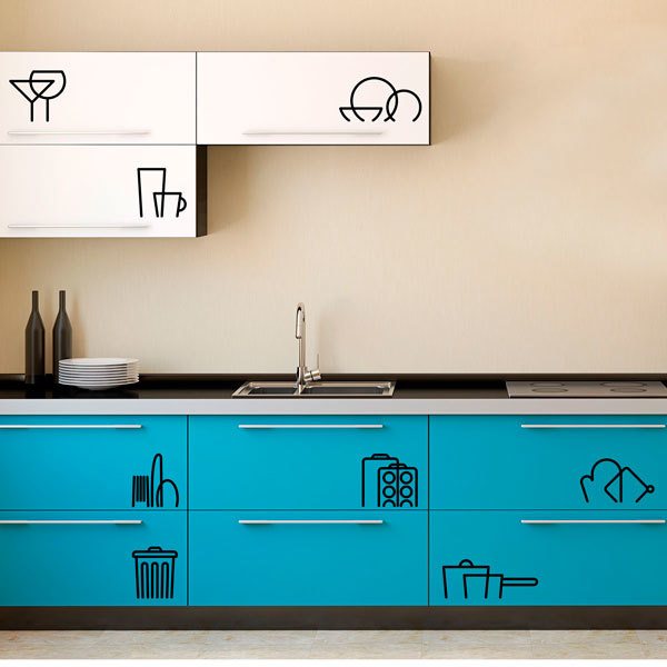 Wall Stickers: Pictograms Kitchen