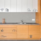 Wall Stickers: Pictograms Kitchen 2