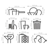 Wall Stickers: Pictograms Kitchen 4