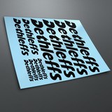 Camper van decals: Set Dethleffs 2