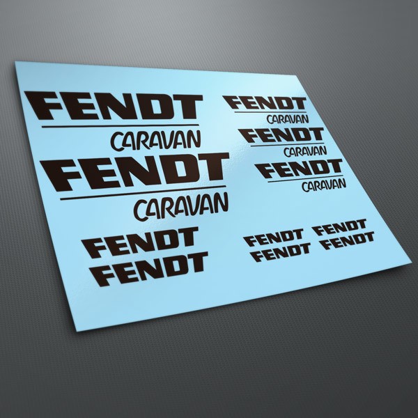 Car & Motorbike Stickers: Kit Fendt Caravan