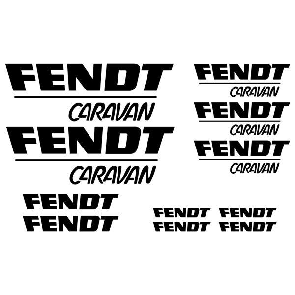 Camper van decals: Kit Fendt Caravan