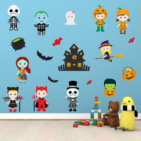 Wall Stickers: Kit Halloween