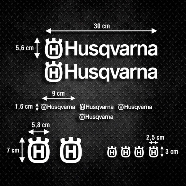 Car & Motorbike Stickers: Husqvarna Kit
