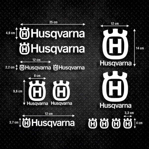 Car & Motorbike Stickers: Husqvarna 3 13X