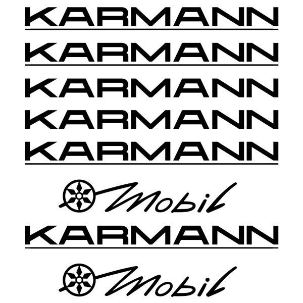 Camper van decals: Kit Karmann Mobil