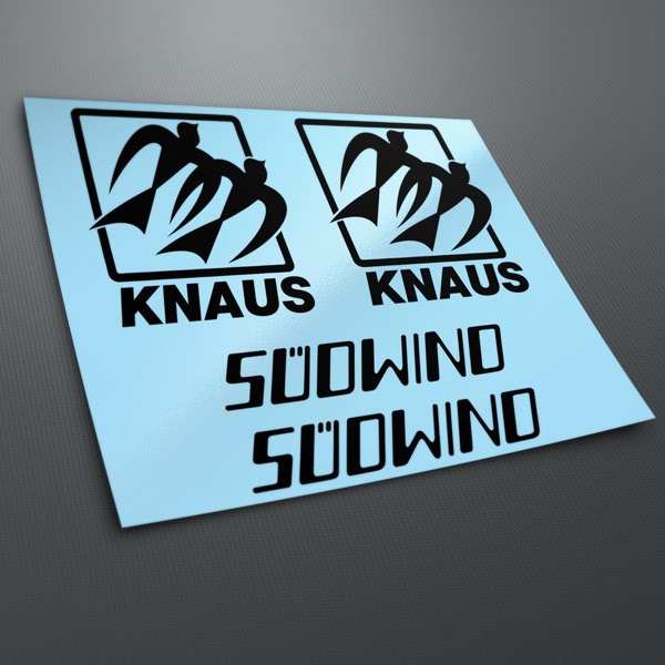 Camper van decals: Kit Knaus Südwind