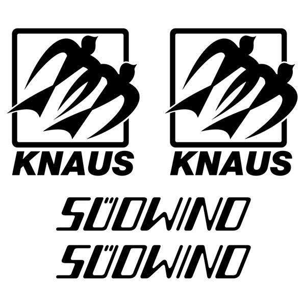 Camper van decals: Kit Knaus Südwind