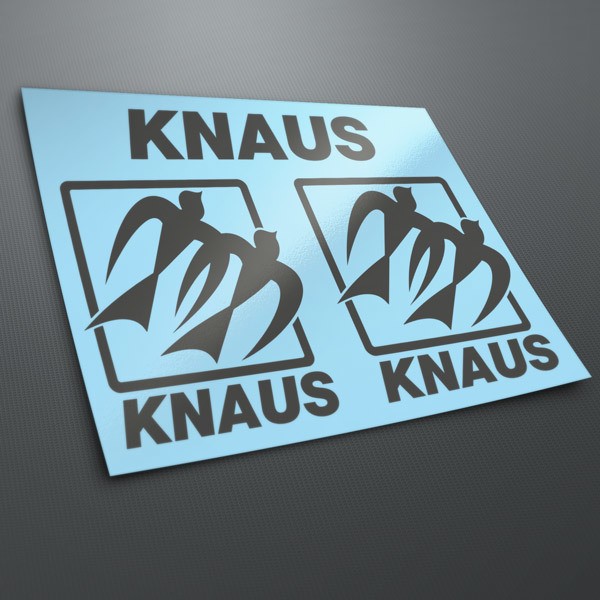 Car & Motorbike Stickers: Kit Knaus Logo