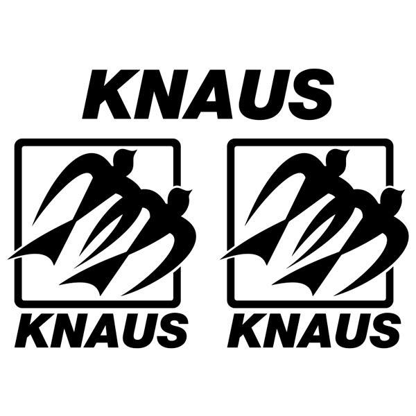 Camper van decals: Kit Knaus Logo