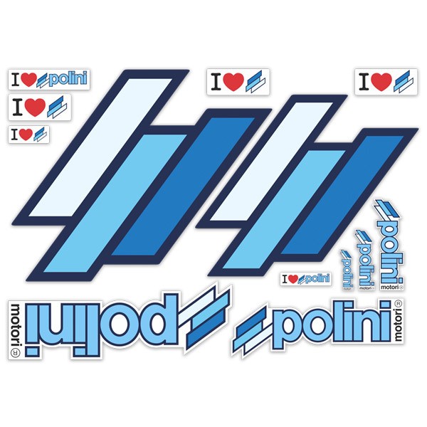 Car & Motorbike Stickers: Polini kit