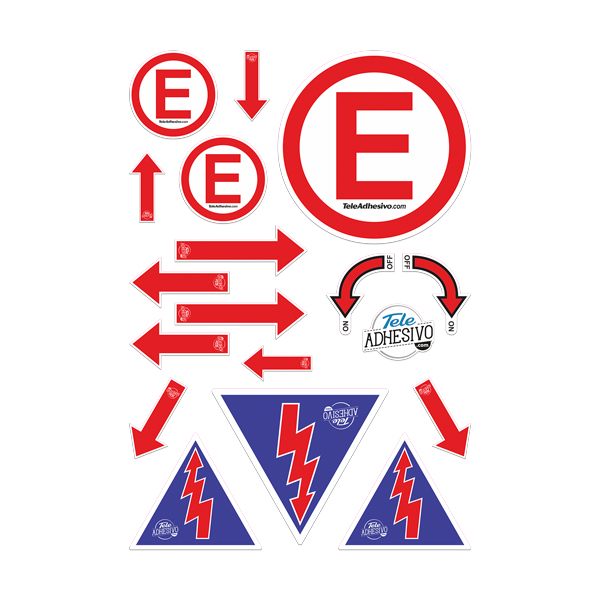 Car & Motorbike Stickers: Rally Safety Set