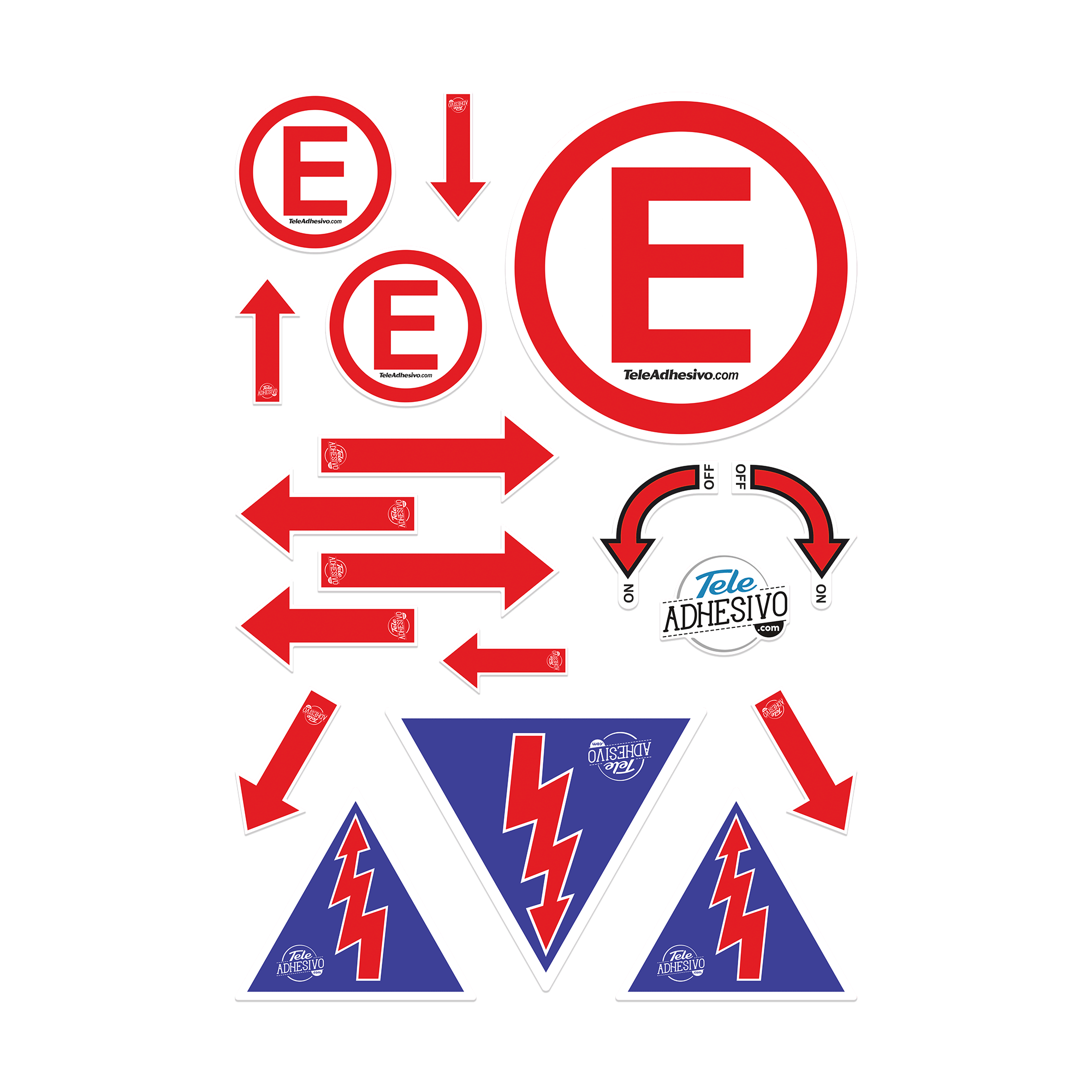 Car & Motorbike Stickers: Rally Vintage Set