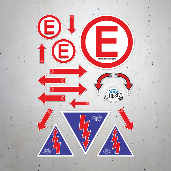 Car & Motorbike Stickers: Rally Safety Set